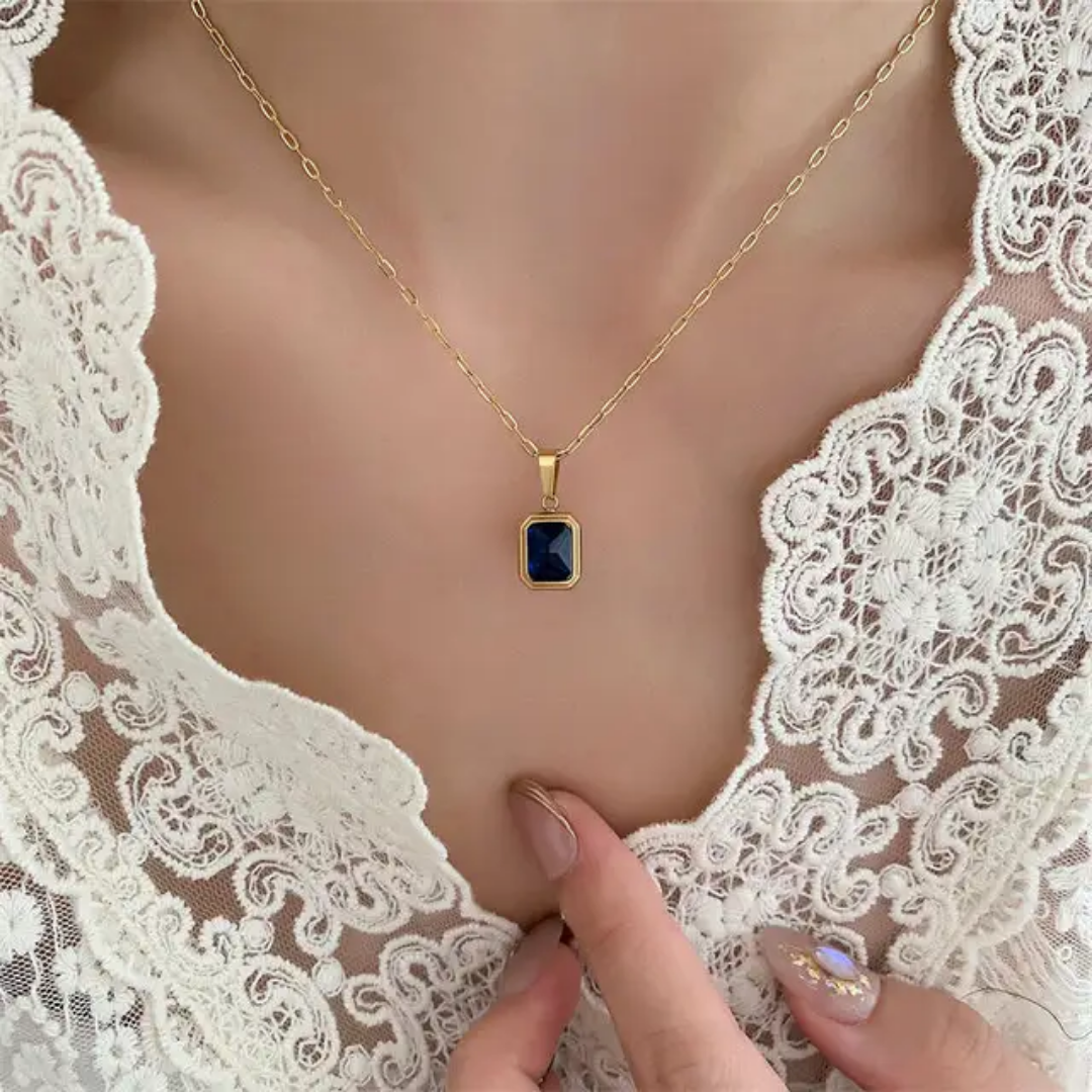 Gemstone Pendant Chain