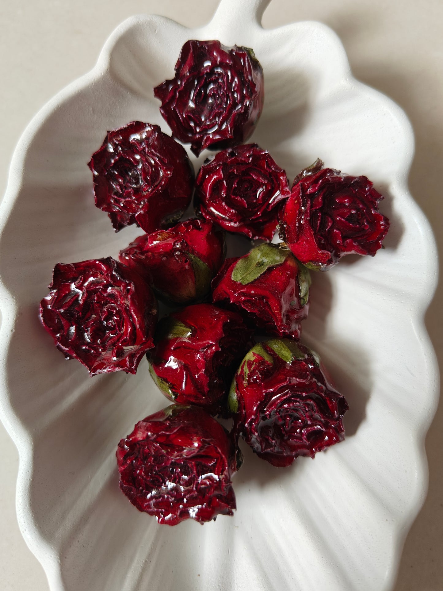 Resin Rose Charms - 1 Piece