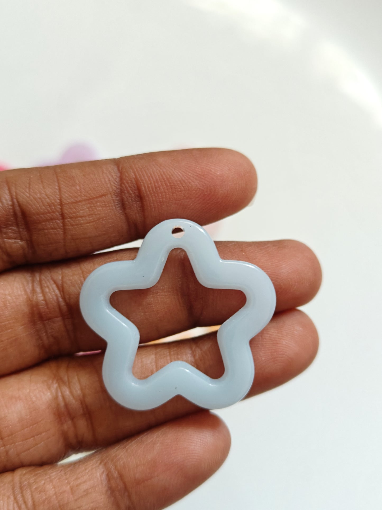 Resin Star Pastel Bead - Random 10 Pieces