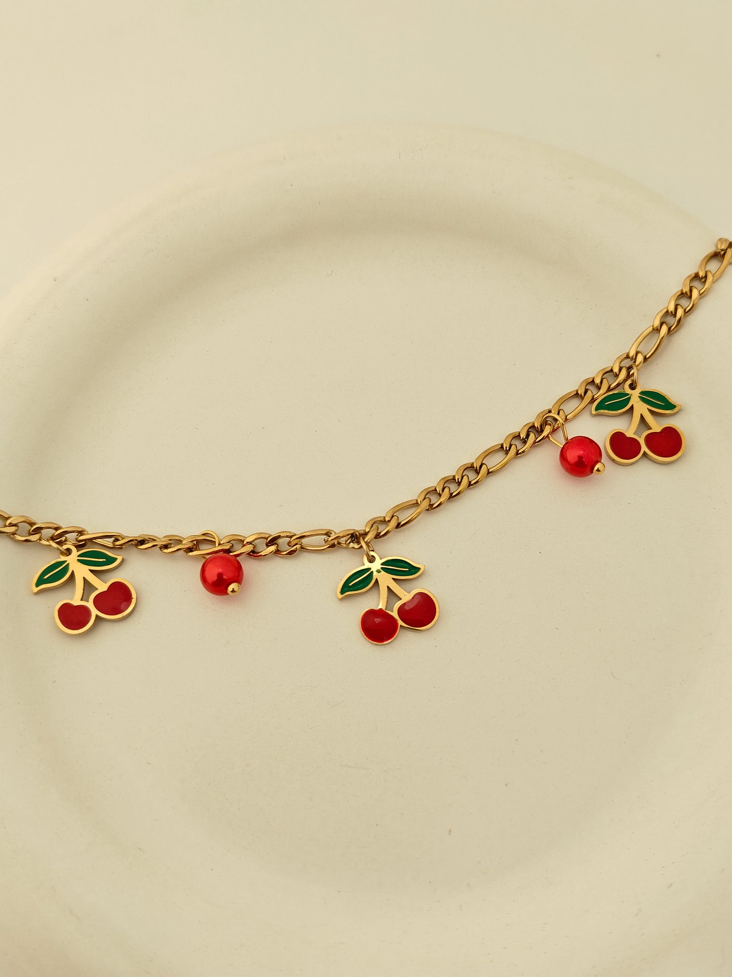 Cherry Charm Bracelet