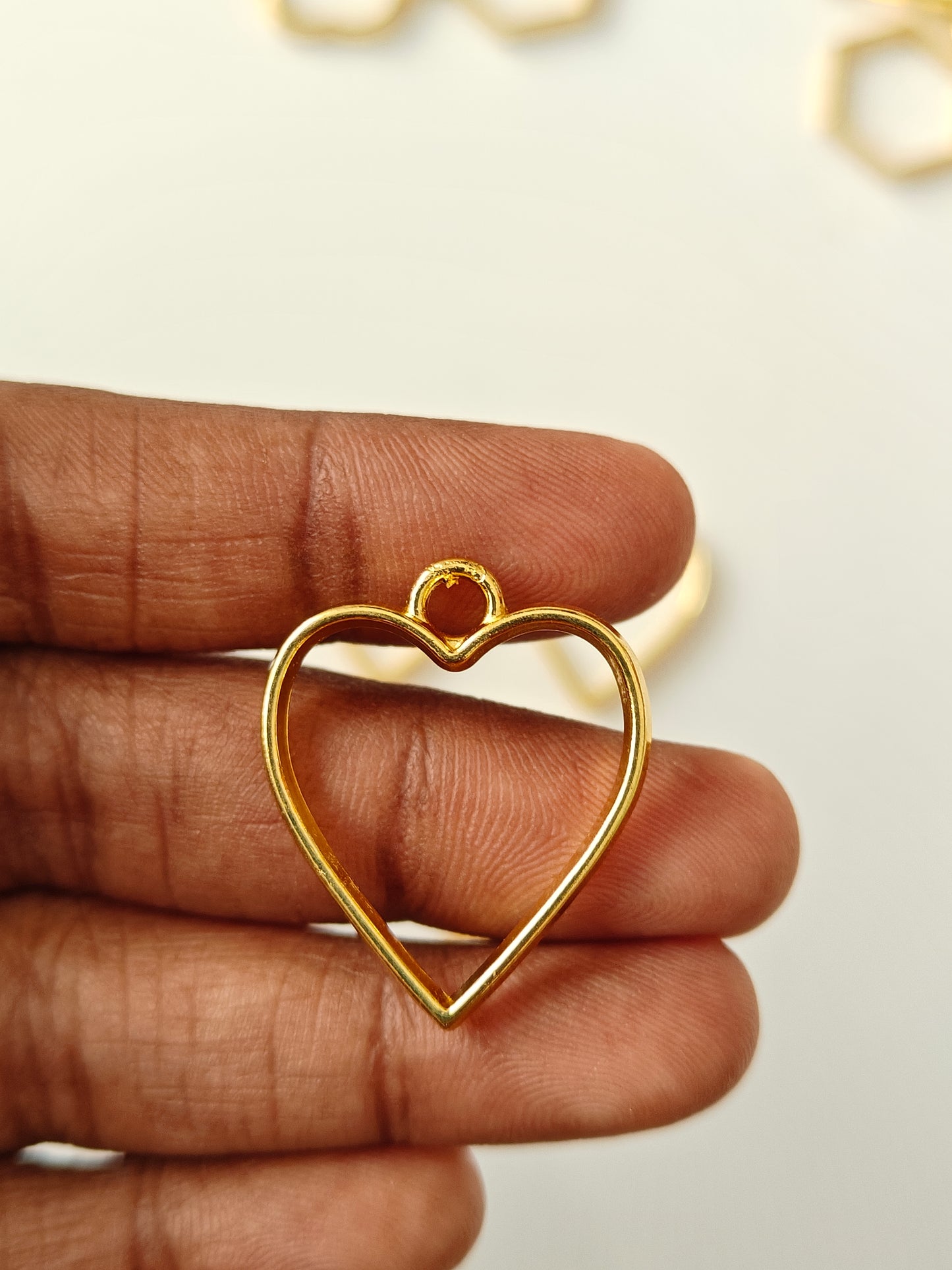 Mini Heart Bezel - 1 Piece