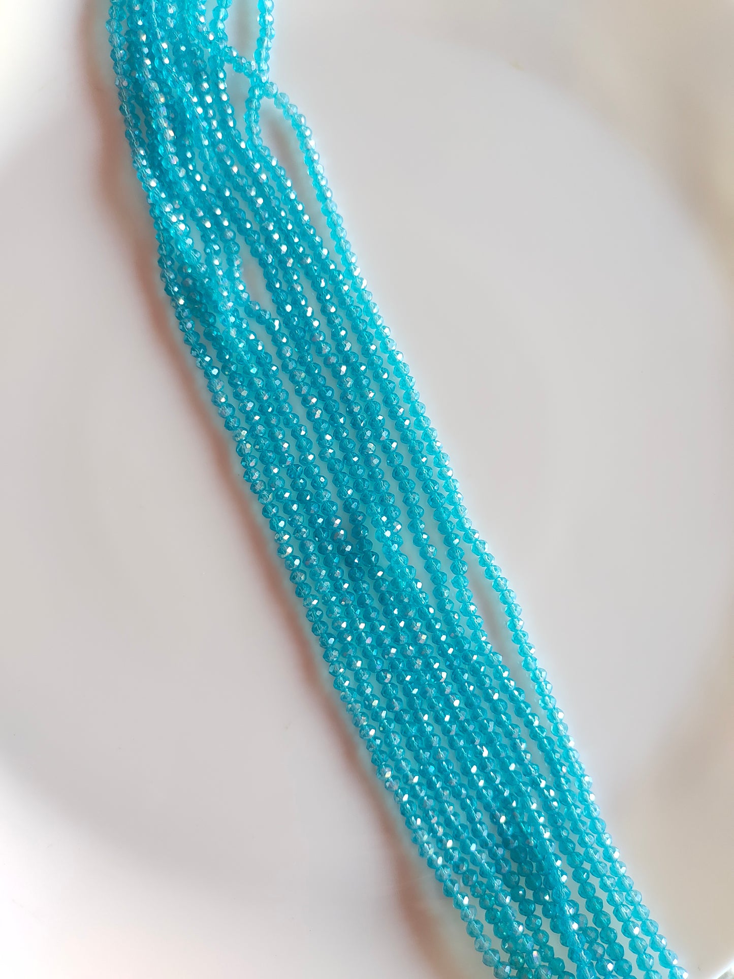 4mm Crystal Beads Blue