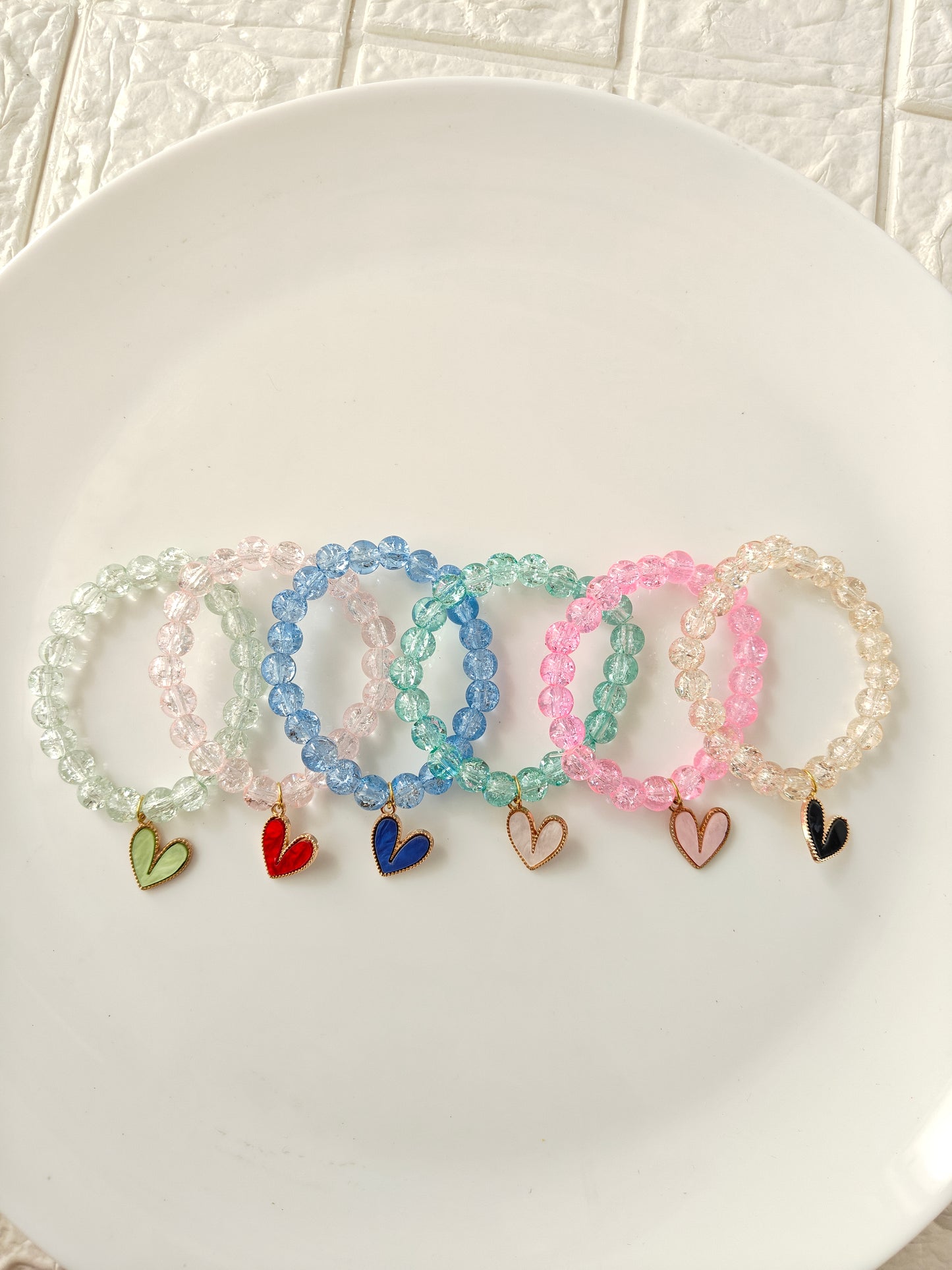 Beaded Heart Bracelet