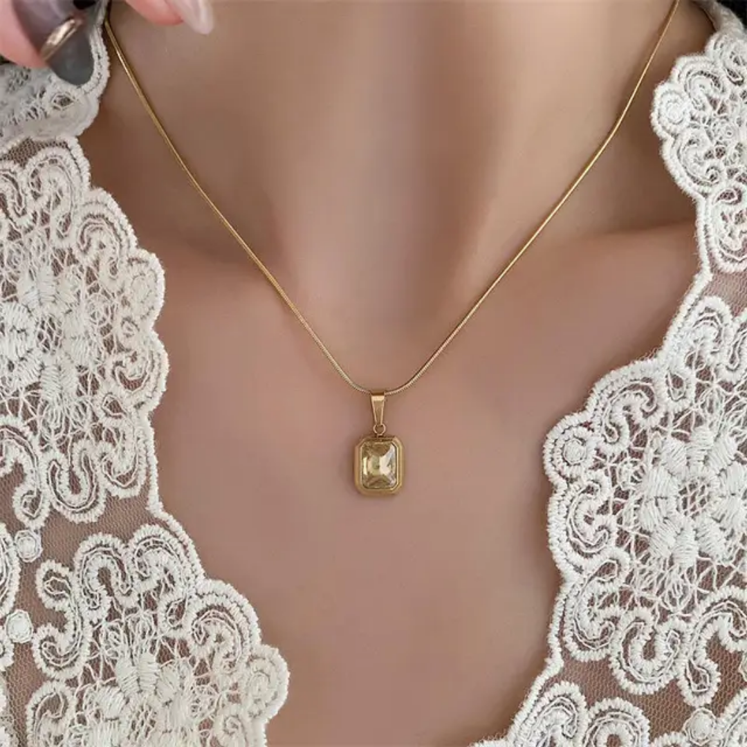 Gemstone Pendant Chain