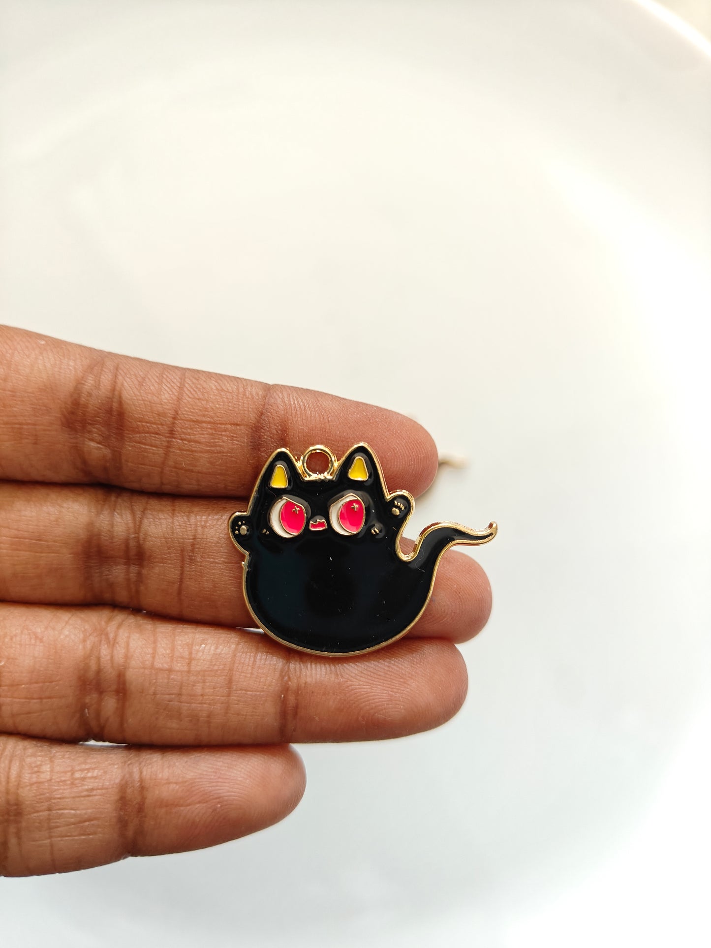 Cat Ghost Charm - 1 Piece