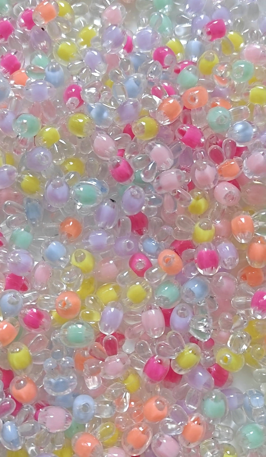 Rabbit Acrylic Beads - 20gms (approx. 23-26 pieces)