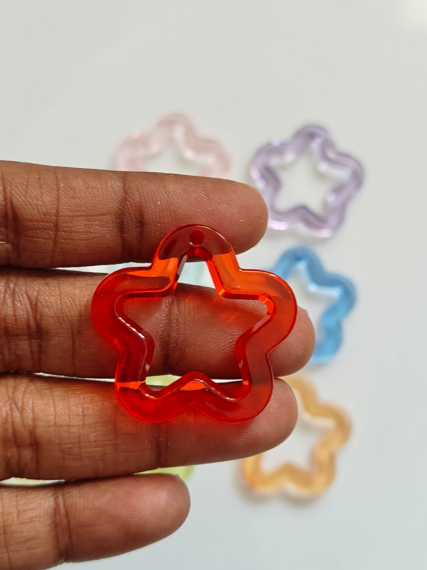Resin Star Bead - Random 10 Pieces
