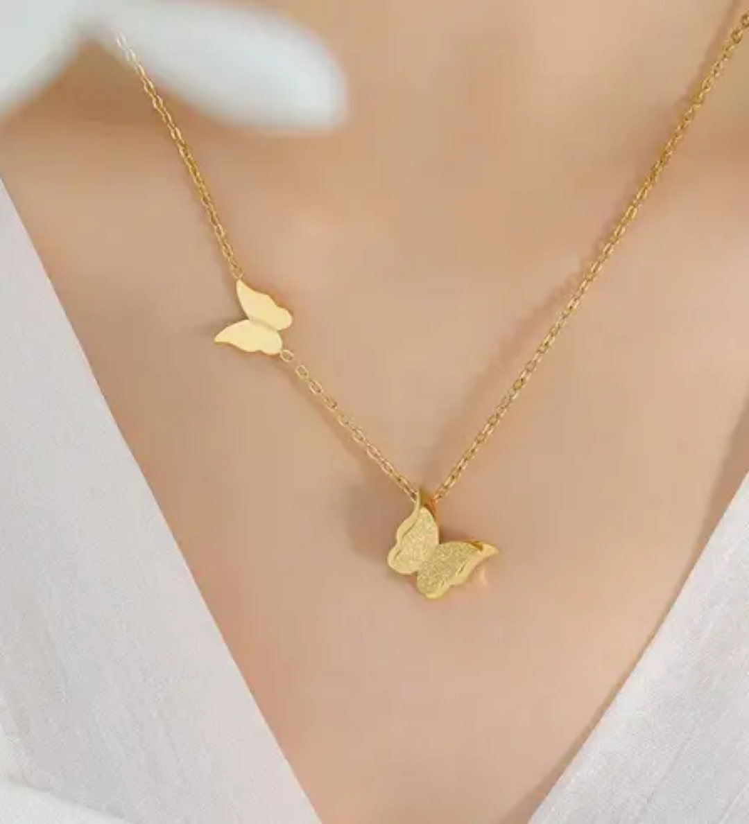 Butterfly Gold Plated Chain