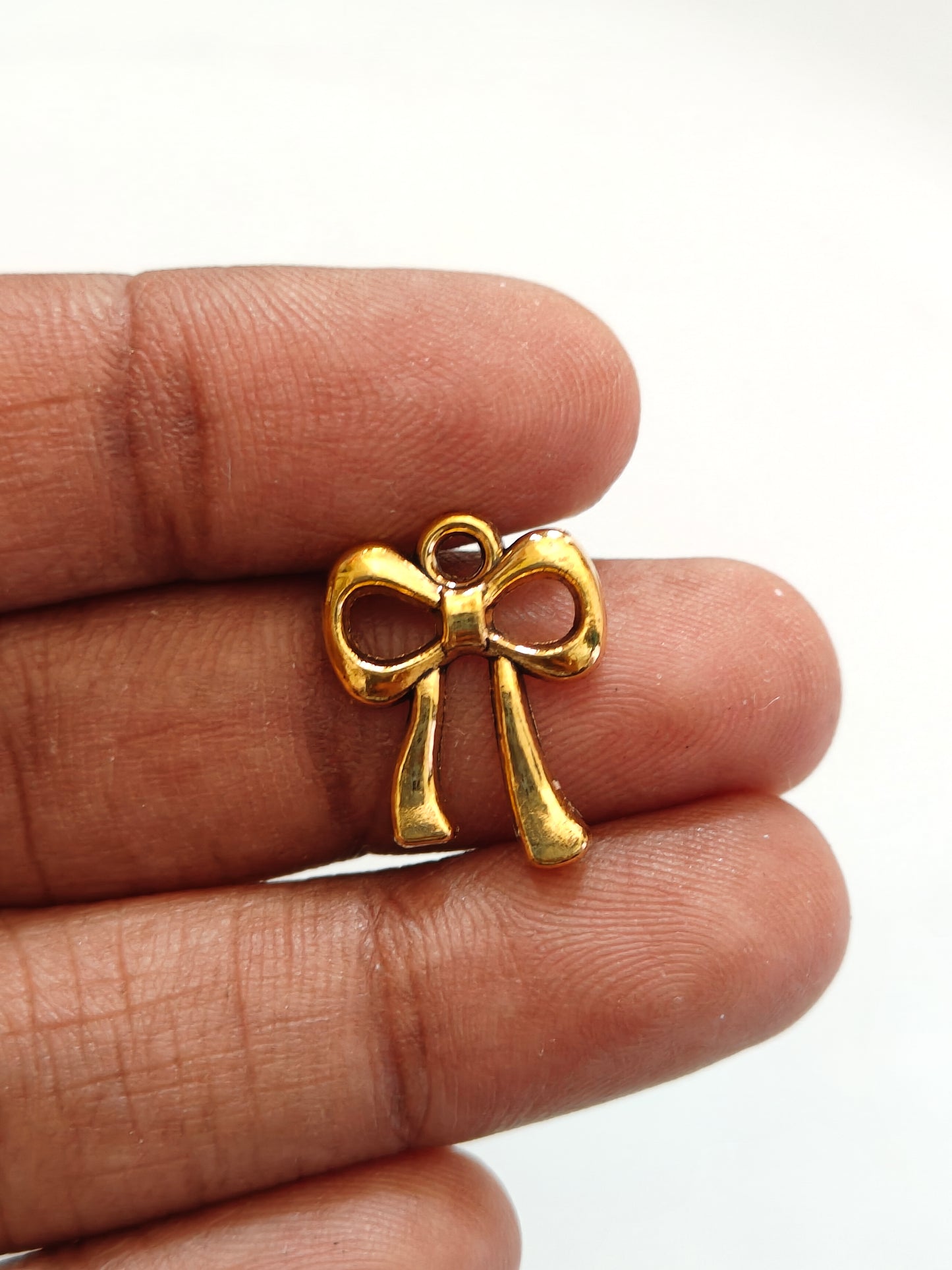 Golden Bow Charm - 1 Piece