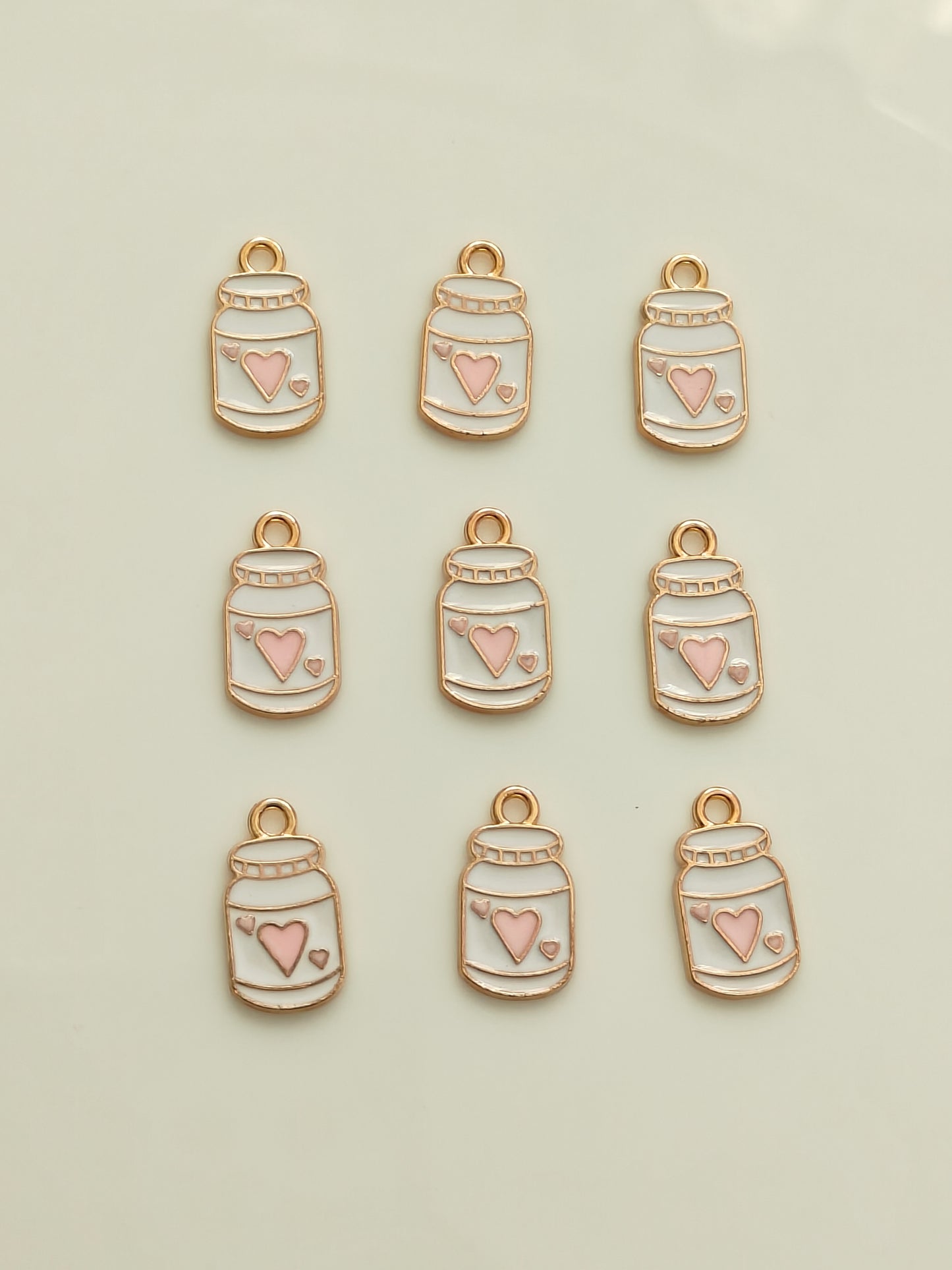 Bottle Enamel Charm - 1 Pc