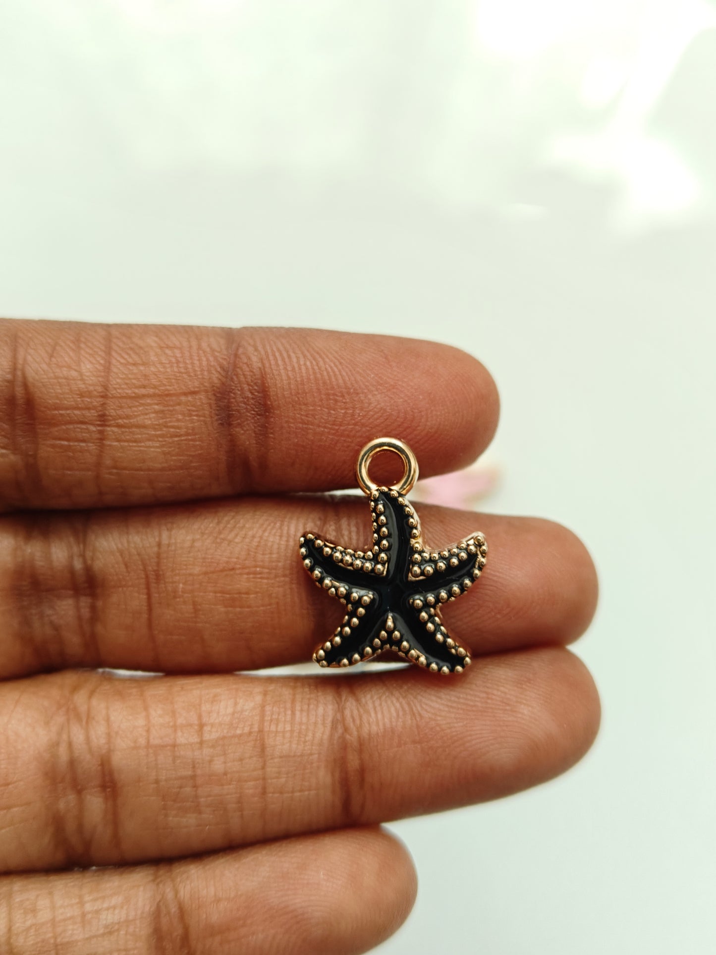 Starfish Enamel Charm - 1 Pc