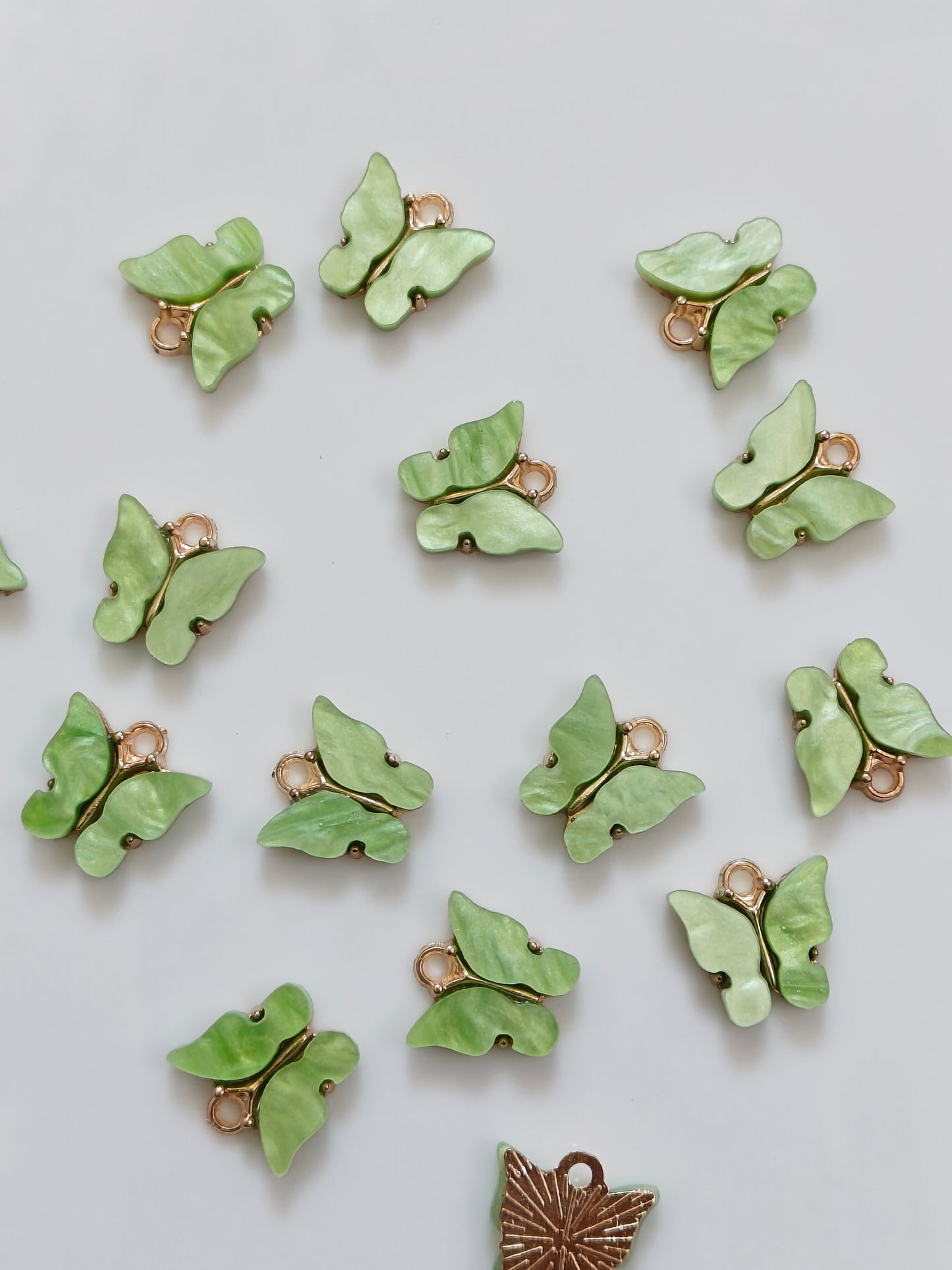 Butterfly Enamel Charm - 1 Pc