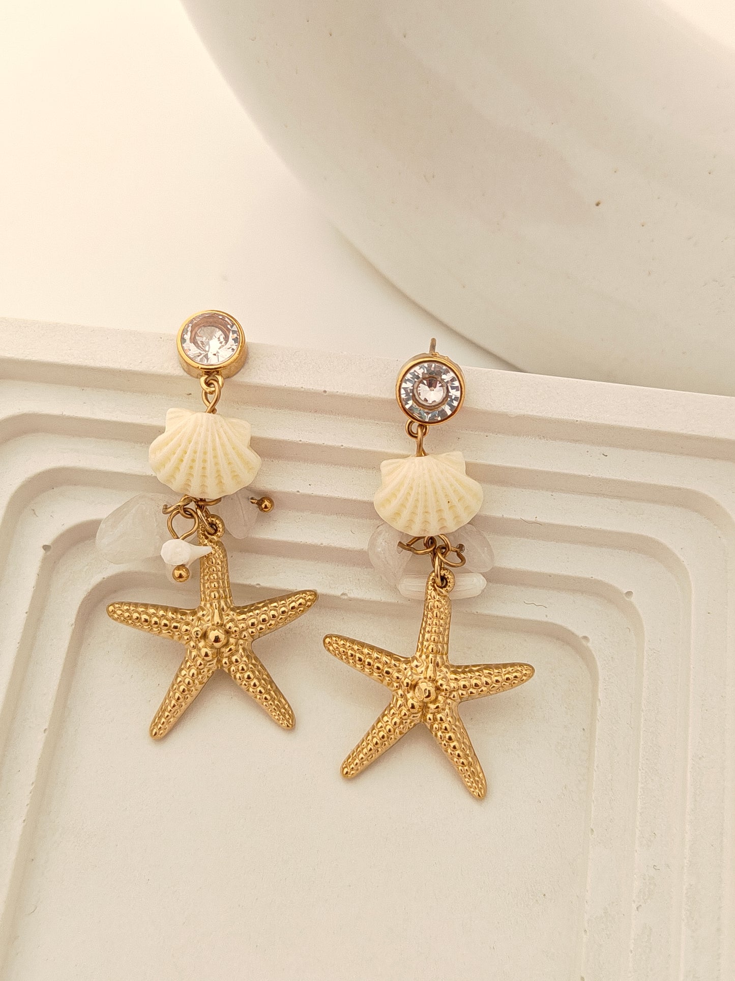 Aurelia Starfish Dangles