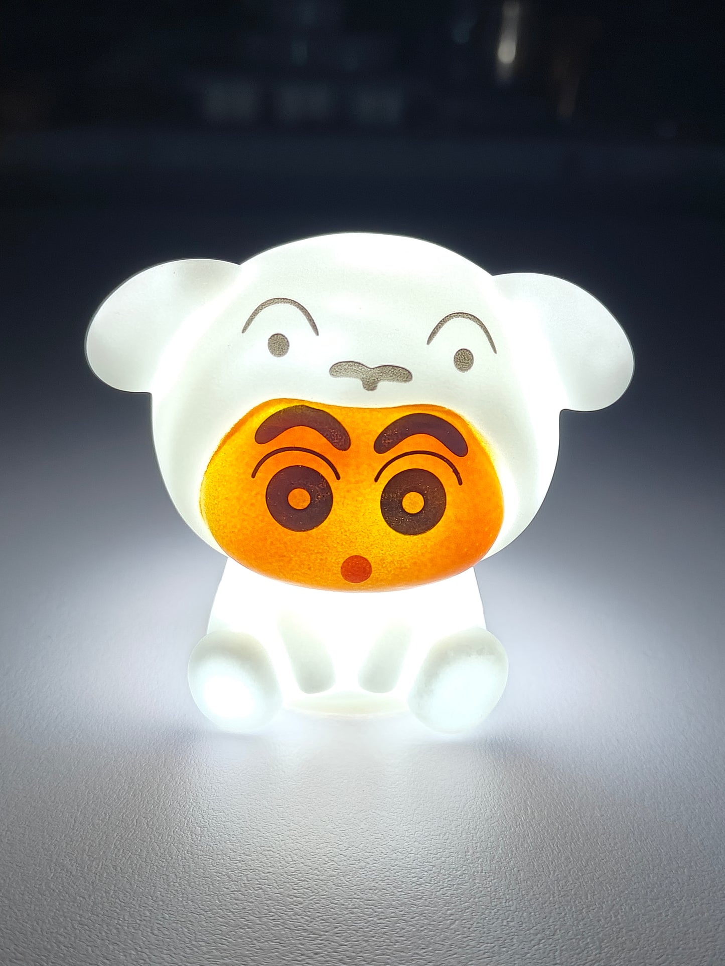 Mini Shinchan Lamp - White (1 Piece)