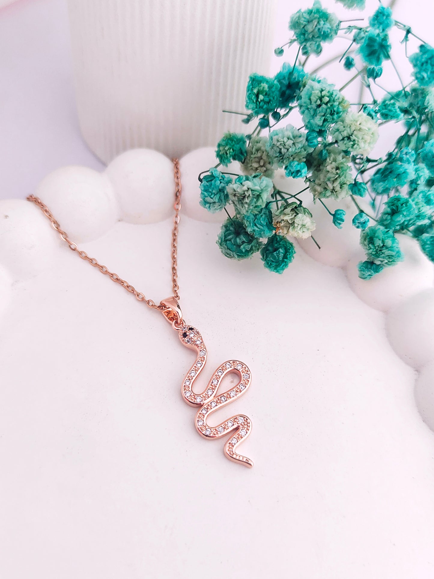Snake Pendant RG Necklace