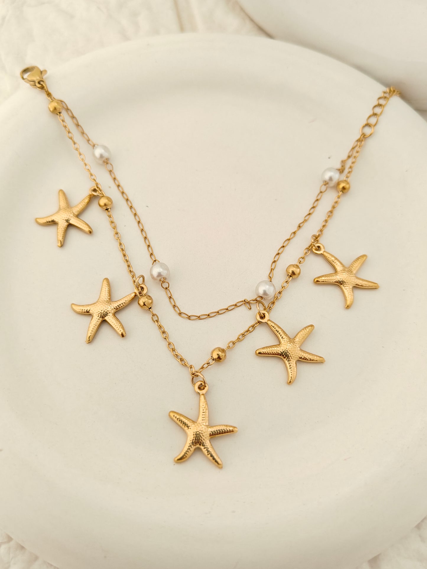Pearly Starfish Bracelet