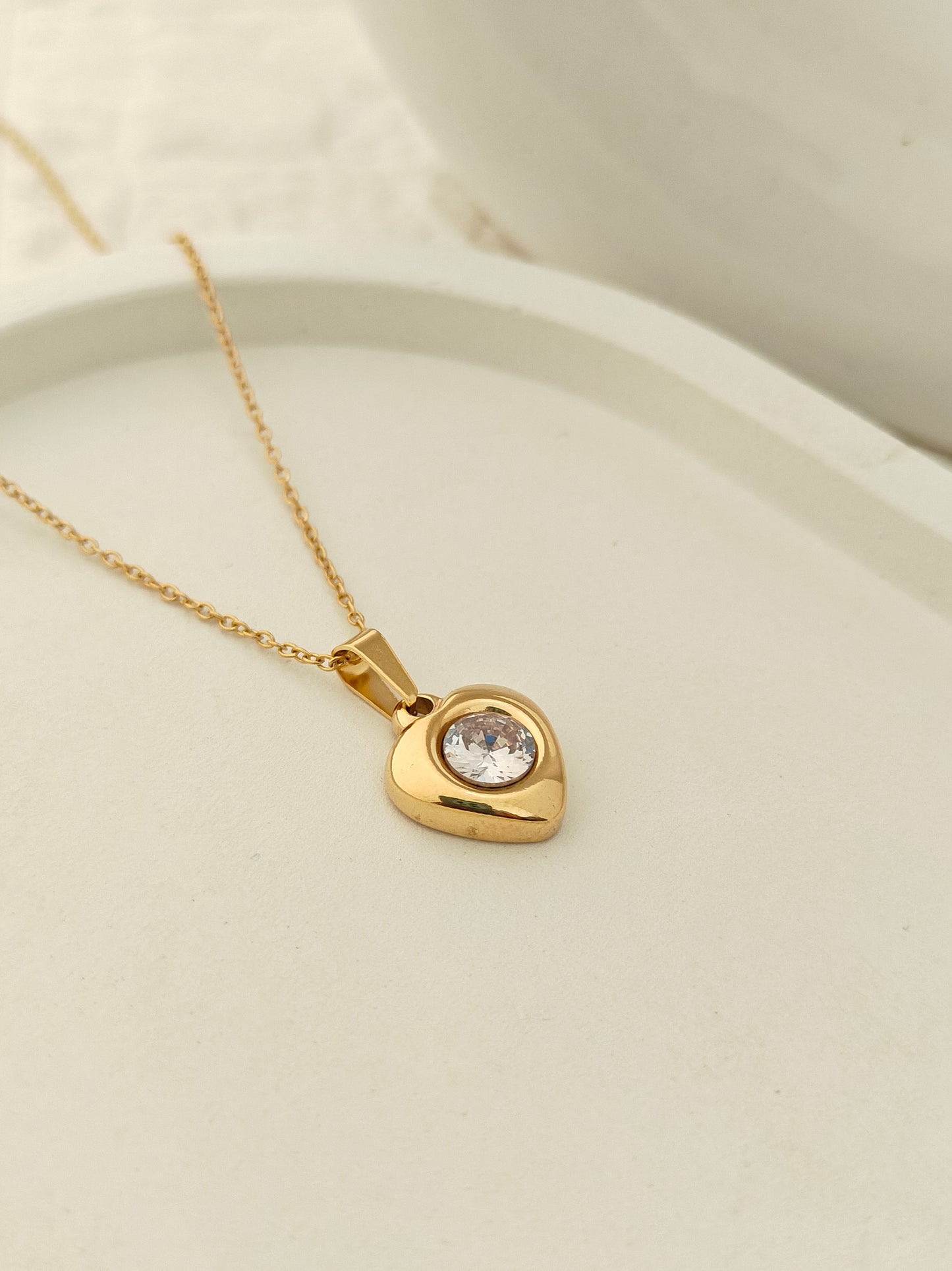 Hearty Crystal Chain