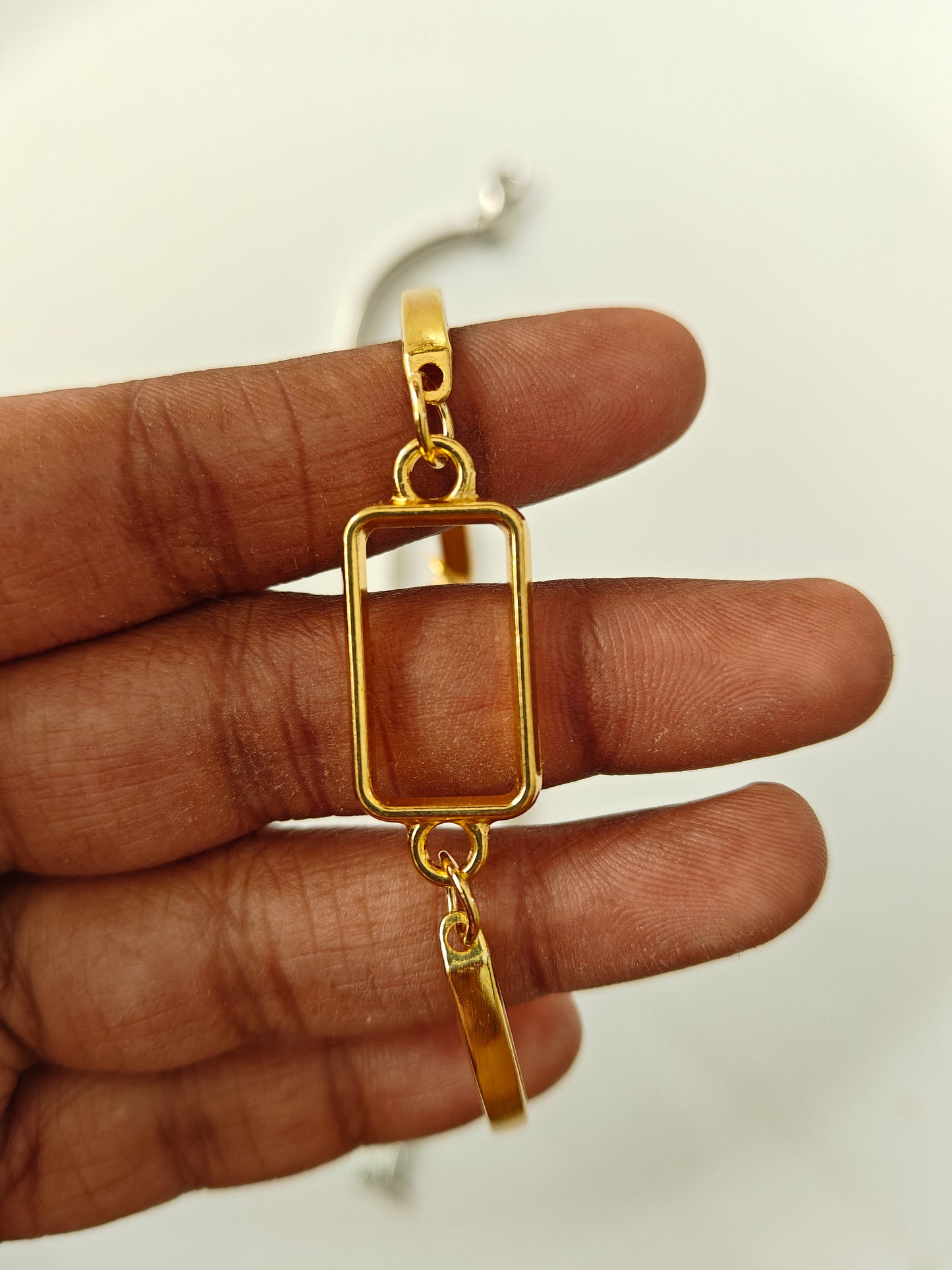 Rectangle Bezel Bracelet - 1 Piece