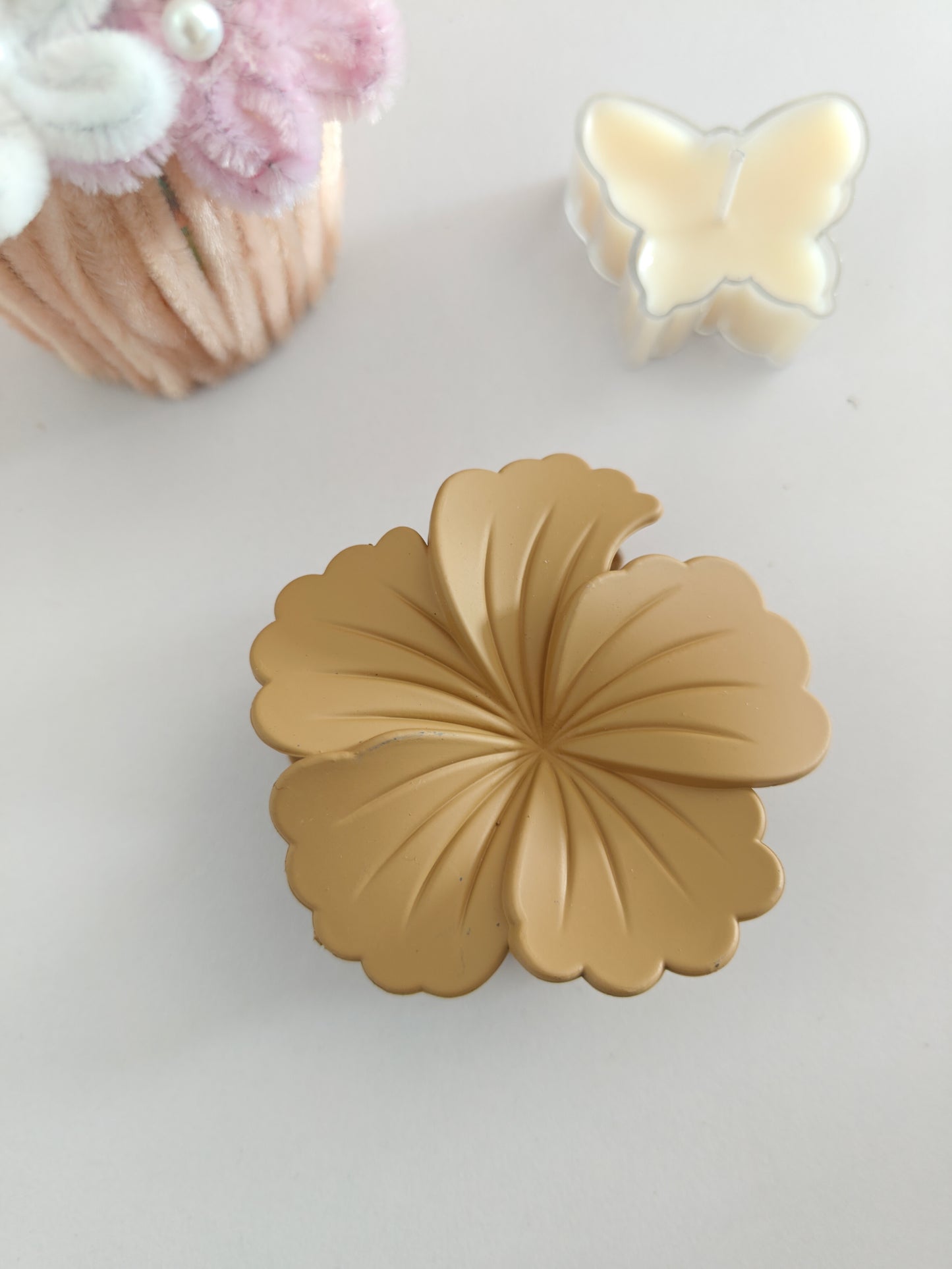 Matte Hibiscus Claw Clips - Big Size
