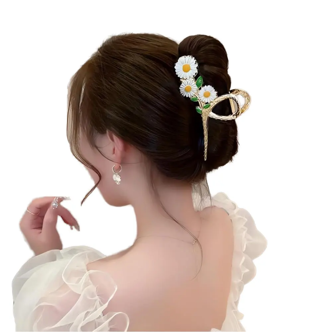 Korean Daisy Claw Clip