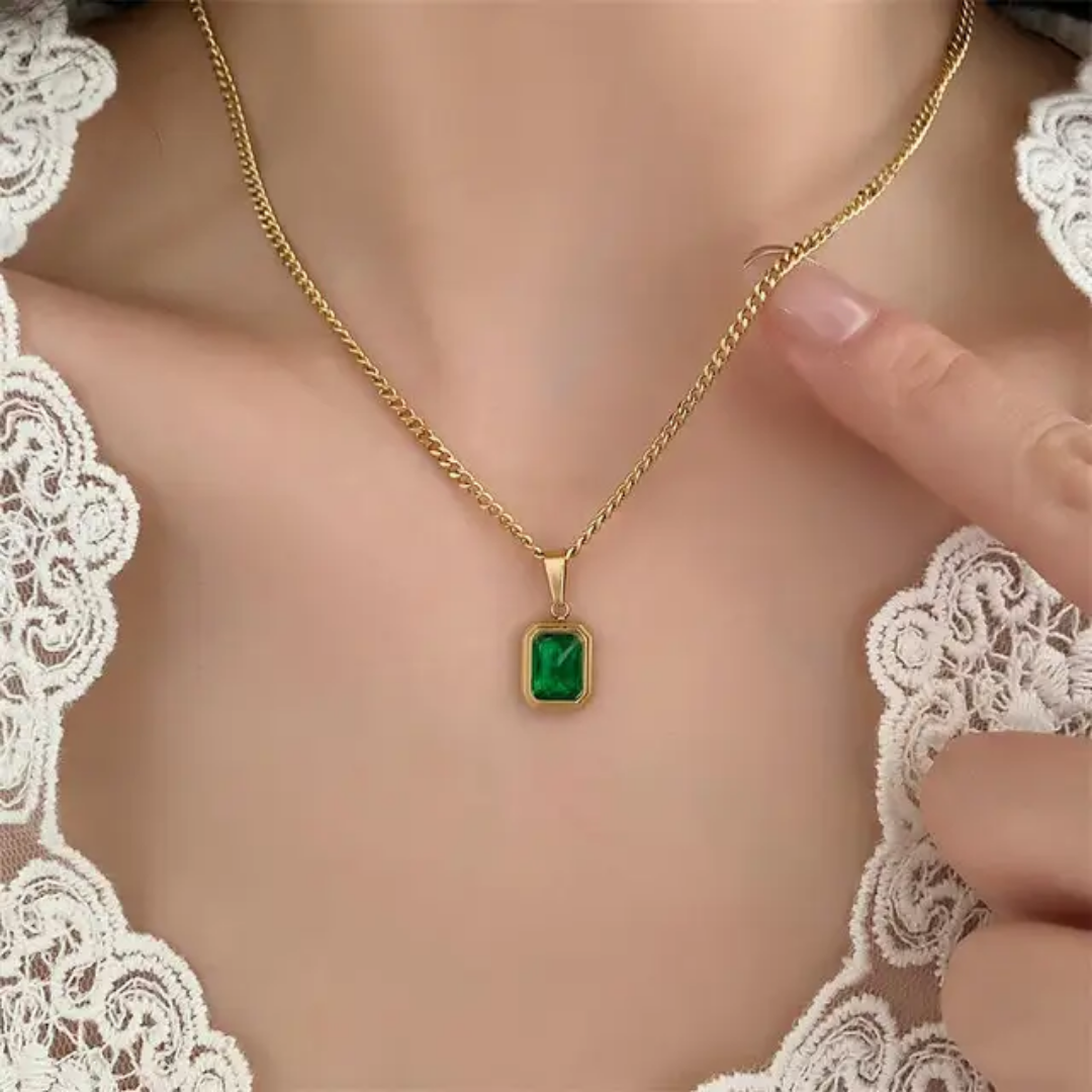 Gemstone Pendant Chain