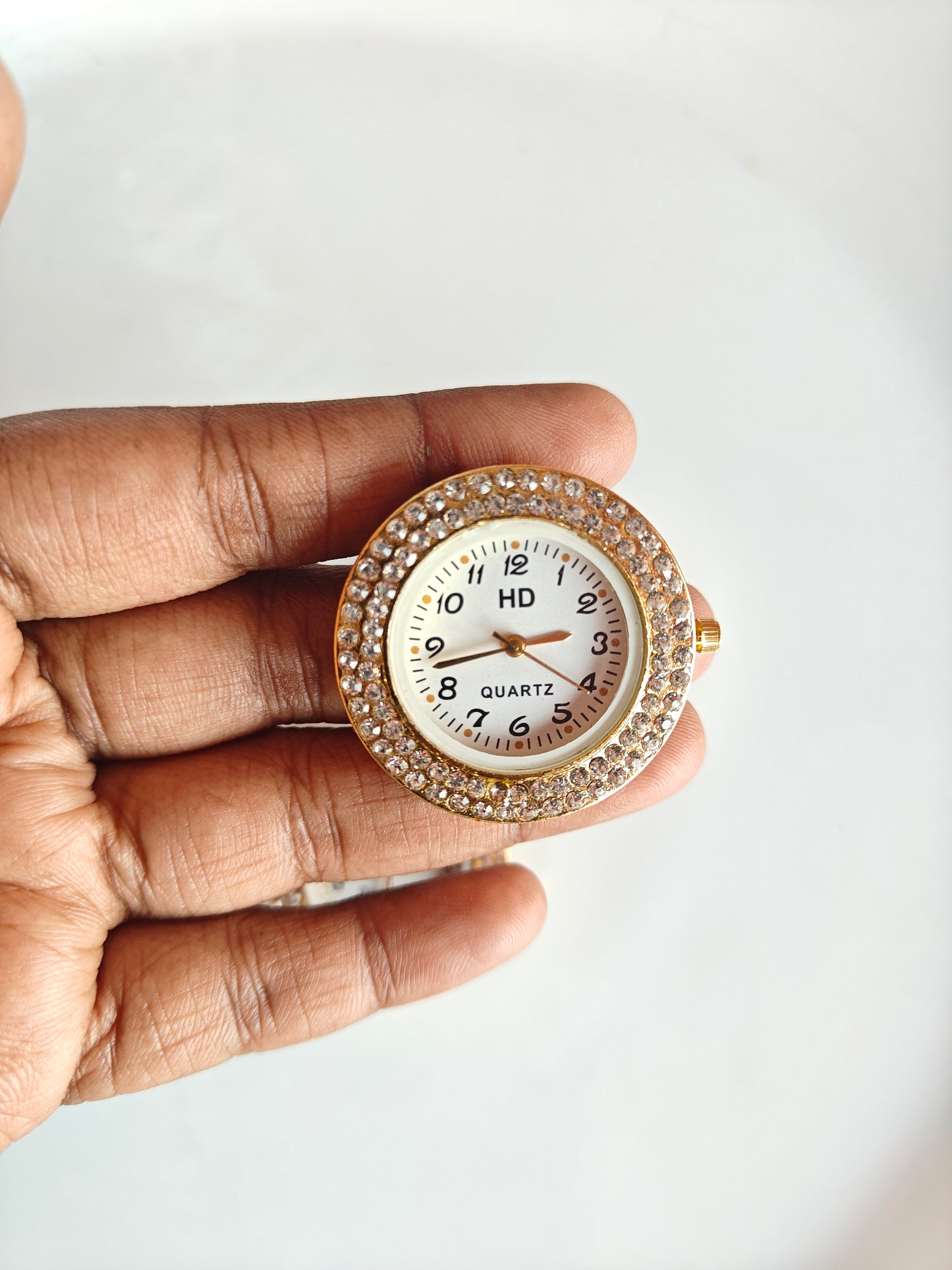 Golden Dual Rhiny Watch Dial - 1 Piece