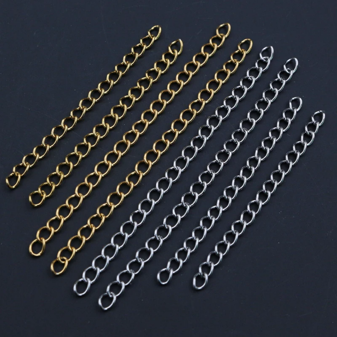 Stainless Steel Chain Extension 4*3mm Width - 1 Piece