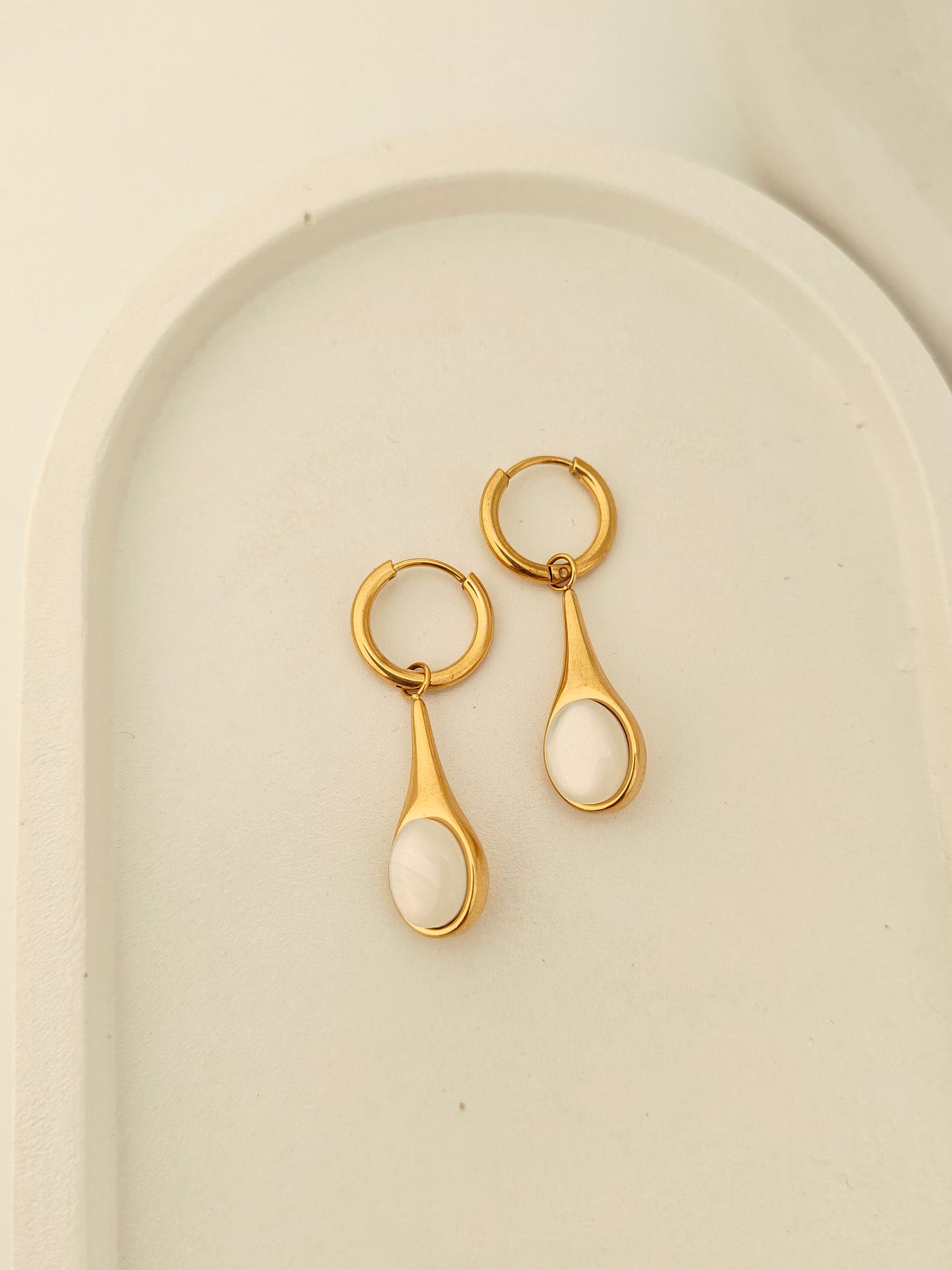 Pearly Drop Hooks