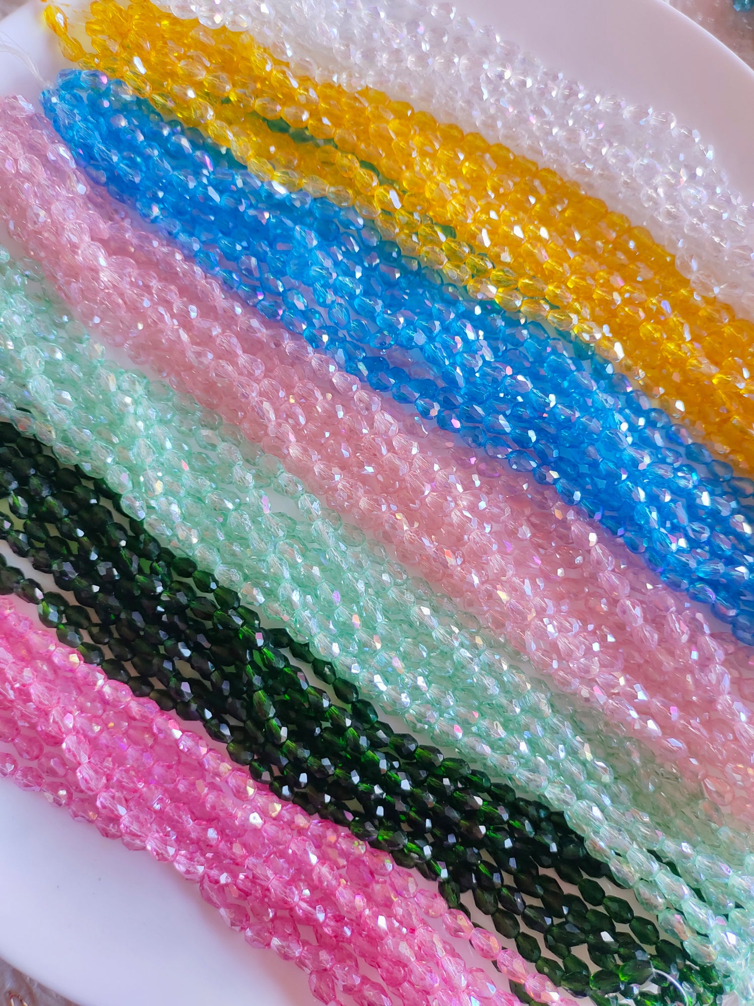 Drop Crystal Beads