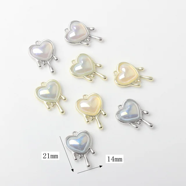 Dripping Heart Charm - 1 Piece