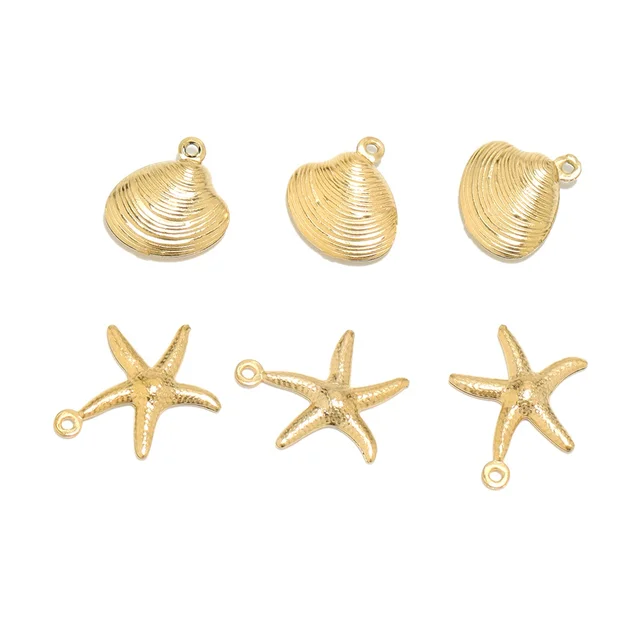 Star and Shell Charm - 1 Piece