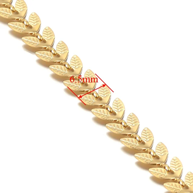 Stainless Steel Leaf Chain - 45-50cm