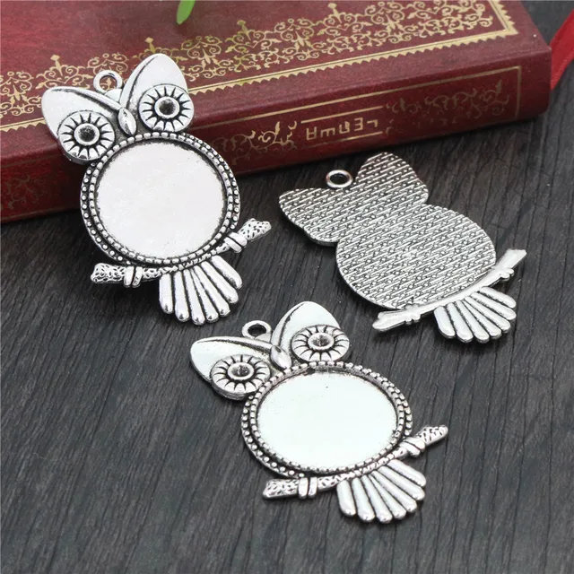 Owl Blank Base 20mm - 1 Piece