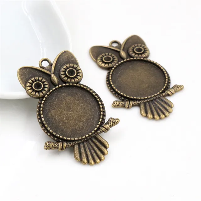 Owl Blank Base 20mm - 1 Piece