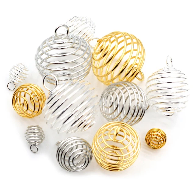 Spiral Bead Cages - 1 Piece