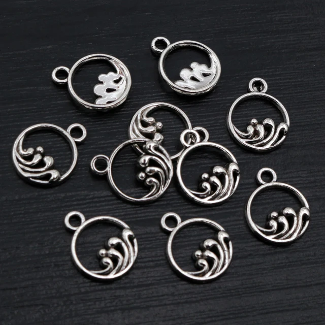 Mini Wave Charm 14*11mm - 1 Piece