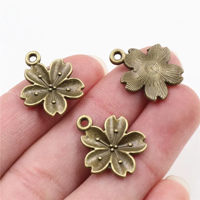 Flower Charm 21*17mm - 1 Piece