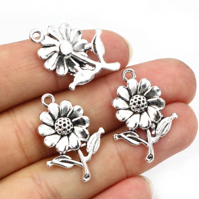 Sunflower Charm 27*19mm - 1 Piece