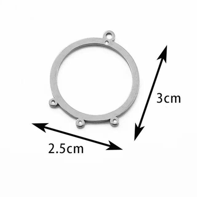 Stainless Steel Bezel Connectors - 1 Piece