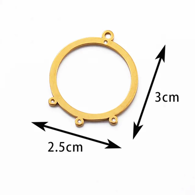 Stainless Steel Bezel Connectors - 1 Piece