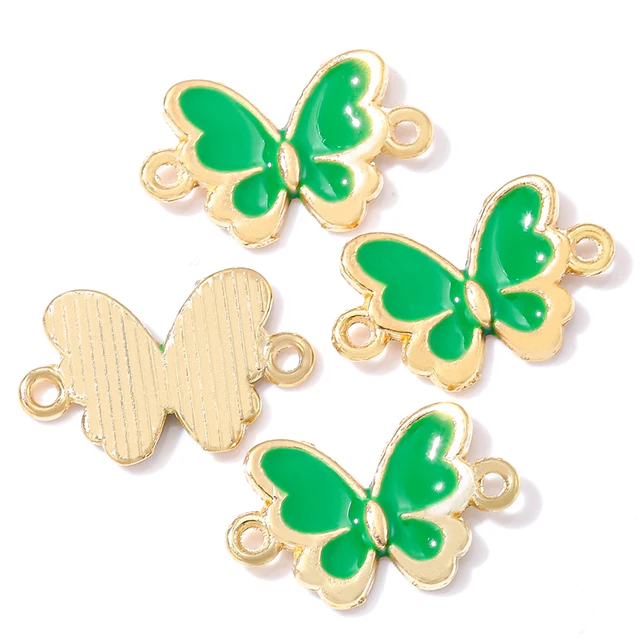 Butterfly Enamel Charm 17*10mm - 1 Piece