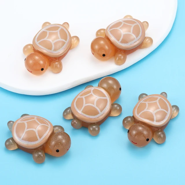 Turtle Glow In Dark Resin Charm 32*46*15mm - 1 Piece