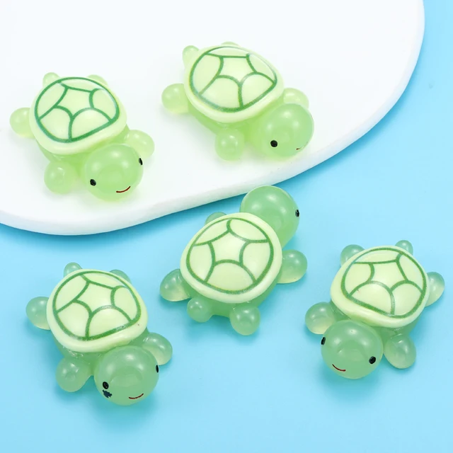 Turtle Glow In Dark Resin Charm 32*46*15mm - 1 Piece