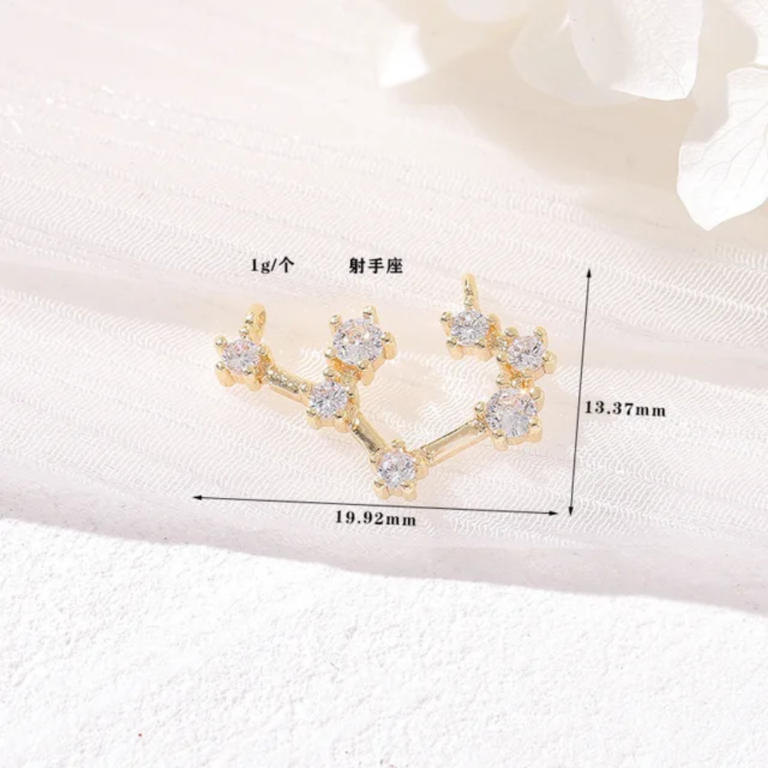 14K Gold Plated Constellation - 1 Piece