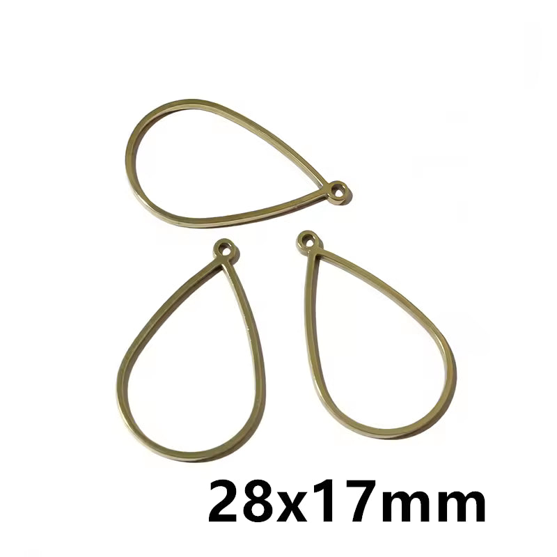 Stainless Steel Open Bezel With Single Hoop - 1 Piece