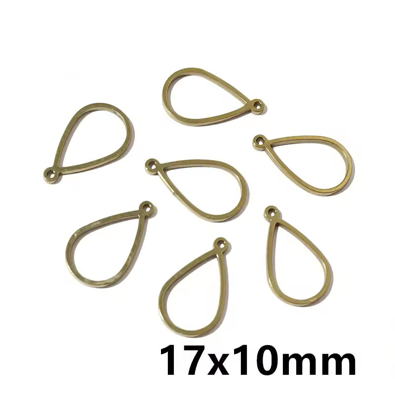 Stainless Steel Open Bezel With Single Hoop - 1 Piece