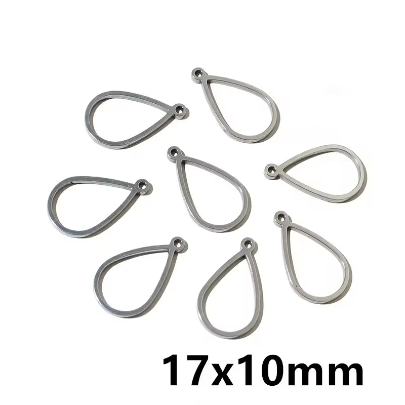 Stainless Steel Open Bezel With Single Hoop - 1 Piece