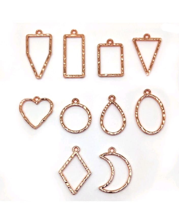 Open Bezel Setting Hammered Open Bezel Set – Feozer Arts and Crafts