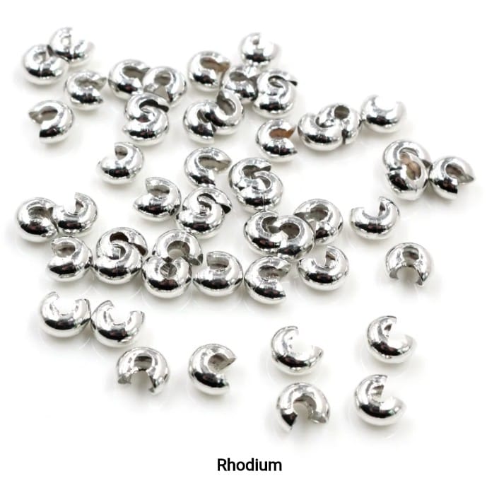 Crimp End Beads - 10 Pieces