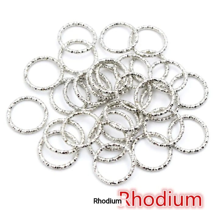 Circle Twisted Open Jump Rings - 5 Pieces